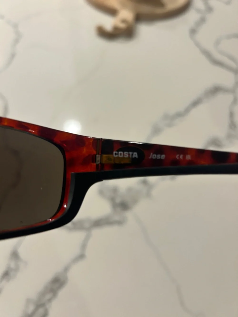Costa Jose Tortoiseshell Frame Sunglasses with Blue Lenses - Picture 4 of 7